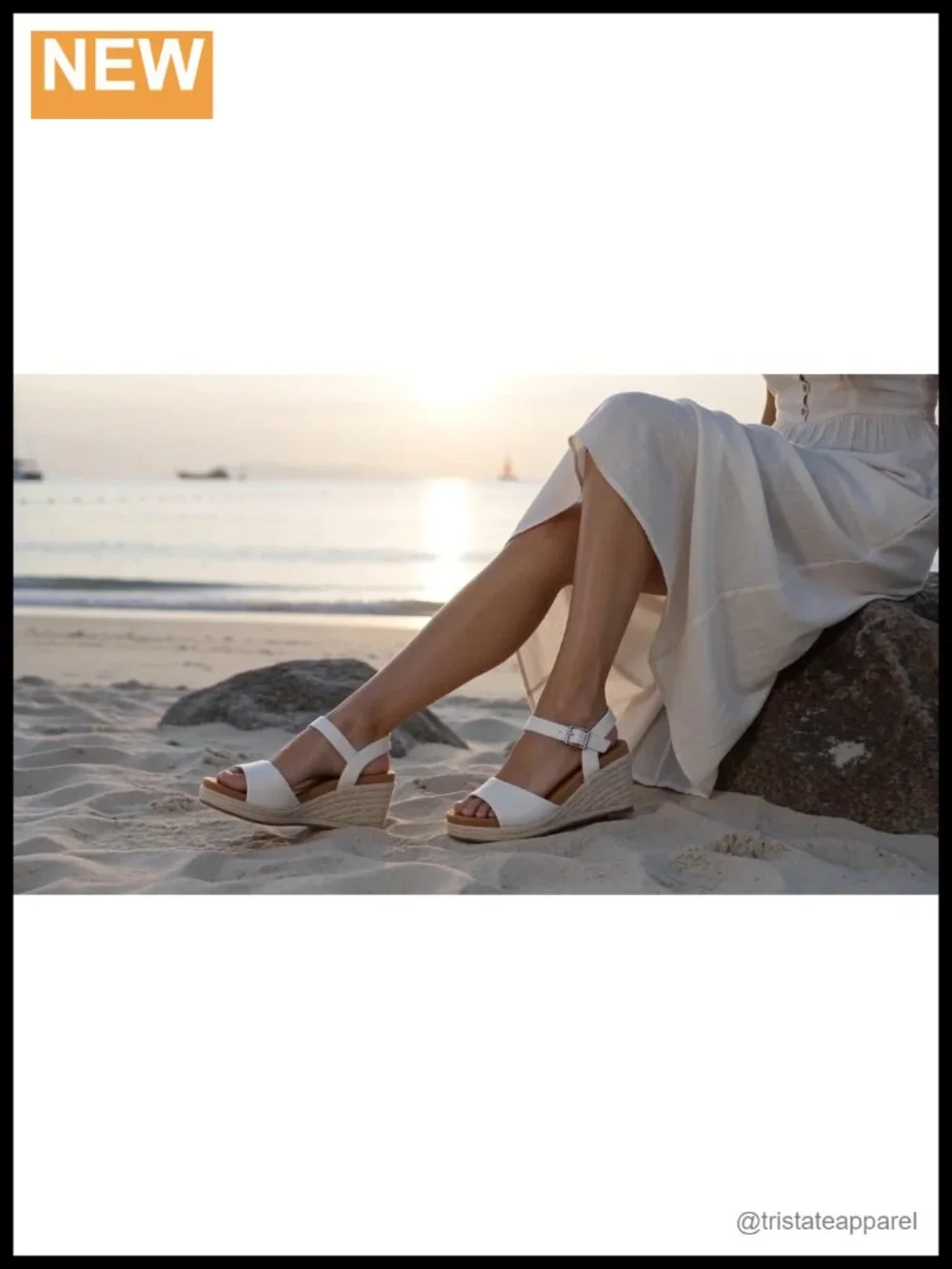 Women's Wedge Sandals - Platform Espadrilles with Arch Support & Adjustable